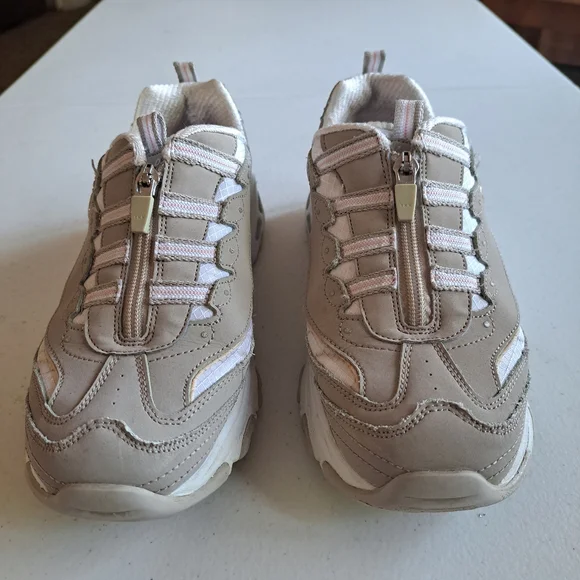 Skechers D'Lites Zip Along Sneakers - Picture 3 of 7